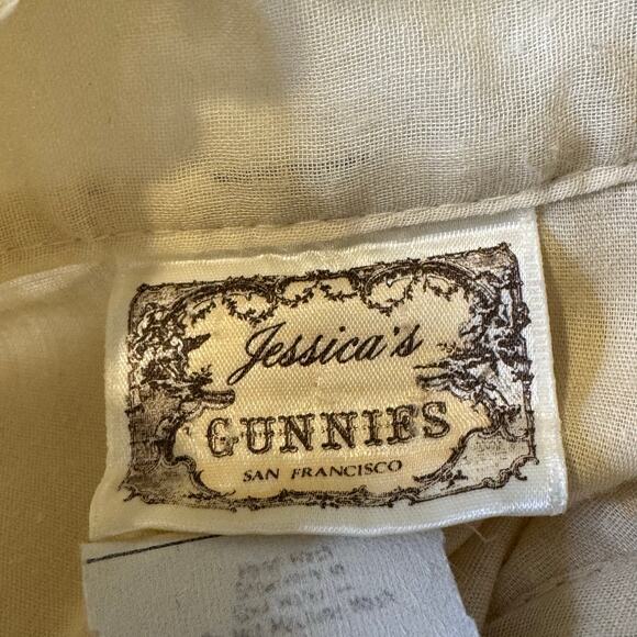 Jessica's Gunnies Size 7 Ivory and White Lace Gunne Sax Button Up Blouse - Picture 7 of 8